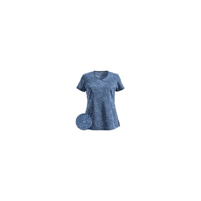 Advantage STRETCH by Butter-Soft™ Pretty Patches Ceil Scrub Top