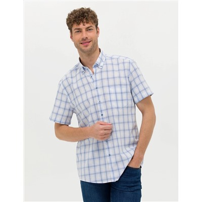 Mavi Regular Fit Kısa Kollu Gömlek