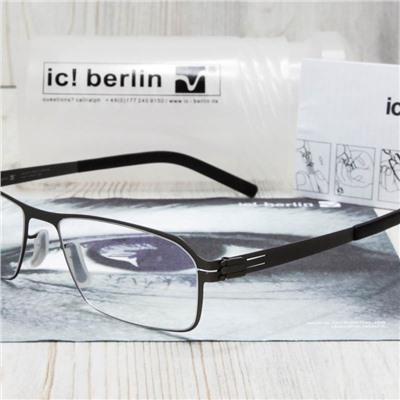IB00006 - Оправа ic!Berlin Grimsel gun metal + футляр