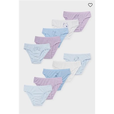 Multipack 10er - Slip - Bio-Baumwolle