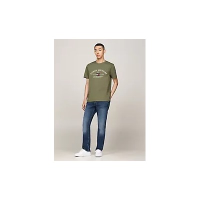 Embroidered Tommy Arch Logo T-Shirt