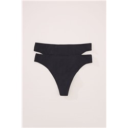 Pack 2 tangas de algodón sin costuras