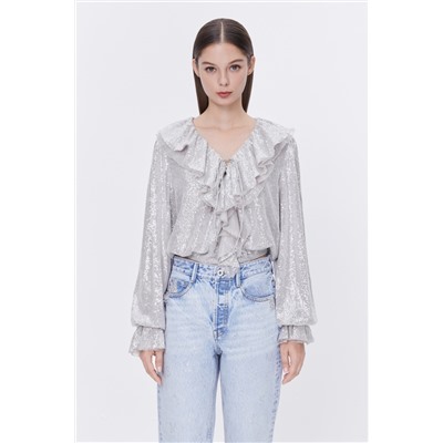 Blusa Plateado