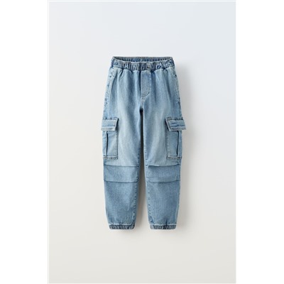 DENIM JOGGERS