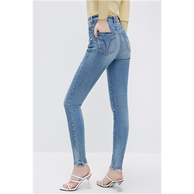 Vaquero slim fit Celeste