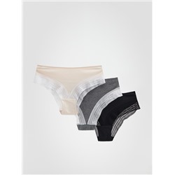Hüftslips, 3er-Pack