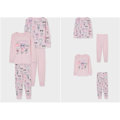 Multipack 2er - Pyjama - 4 teilig