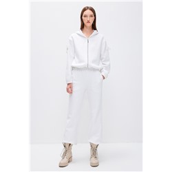 Pantalón recto Blanco