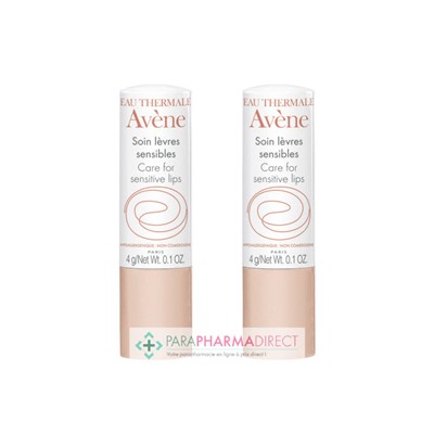 Avène Soin Lèvres Sensibles 2x4gLot  × 2