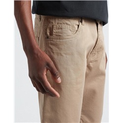 Twill Shorts, Men, Beige