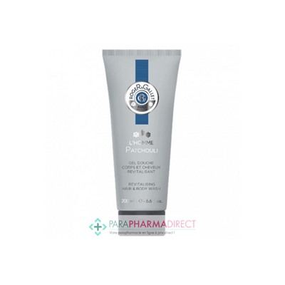 Roger & Gallet Homme Patchouli Gel Douche Corps et Cheveux Revitalisant 200ml (Nouvelle version de l'Homme)