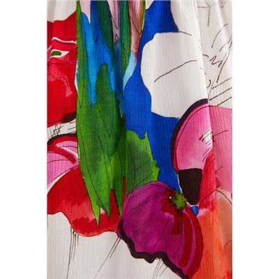 Blusa halter tropical