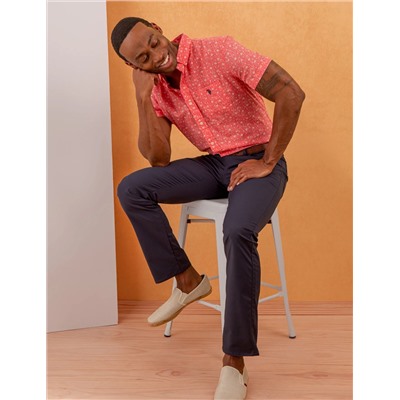 SLIM STRAIGHT 5 POCKET STRETCH PANTS