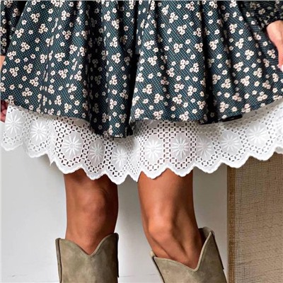 Платье с кружевным подъюбником  💖  Так же хит шоурумов ✨