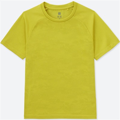 KIDS DRY-EX CREWNECK SHORT-SLEEVE T-SHIRT