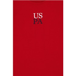 Erkek Çocuk Kırmızı Oversize Bisiklet Yaka Tişört