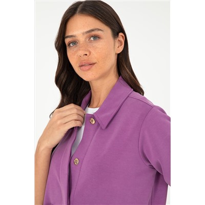 Kadın Mor Sweatshirt