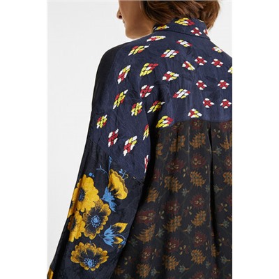 Camisa oversize estampada