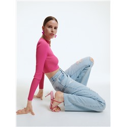 Jeans mit weitem Bein