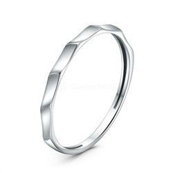 Кольцо из серебра родированное 925 пробы К-3547-Р