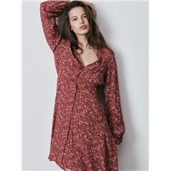 EcoVero™ Gemusterte Bluse