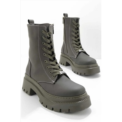 Bambi Mat Haki Kadın Bot & Bootie K02703211009