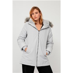 Anorak con capucha Gris