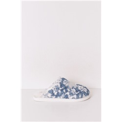 Zapatillas casa borreguito parche oso brillo