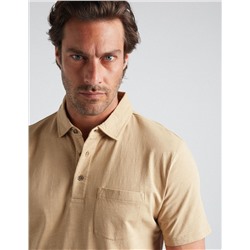 Polo, Men, Light Beige