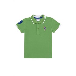 Erkek Çocuk Yeşil Polo Yaka Tişört