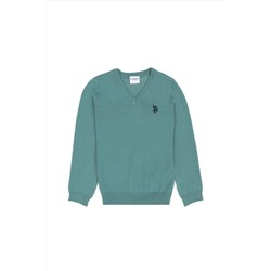 Erkek Çocuk Mint Basic Kazak