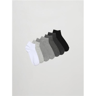 PACK OF 7 PAIRS OF BASIC ANKLE SOCKS