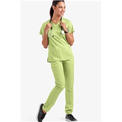 Butter-Soft STRETCH Women's 4-Pocket Sweetheart Neck Scrub Top
