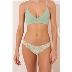 Braga clásica microfibra print verde