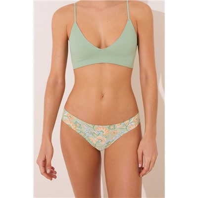 Braga clásica microfibra print verde
