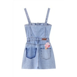 Vestido recto Azul
