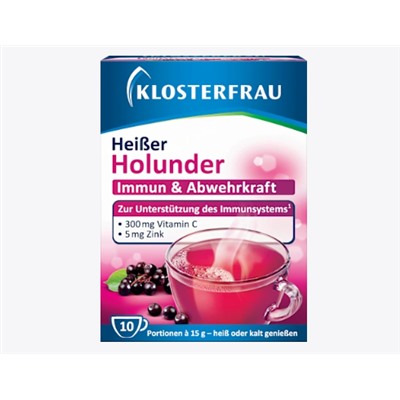 Heißer Holunder Heißgetränk Beutel 10 St., 150 g
