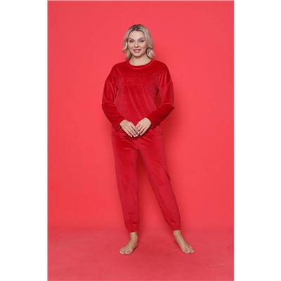 AHENGİM Genç Pijama Takımı Fransız Kadife Proud Baskılı Paça Lastikli Mevsimlik W20422249 1-2-10001185