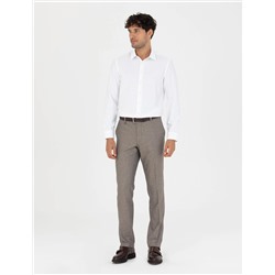 Açık Kahverengi Slim Fit Kumaş Pantolon