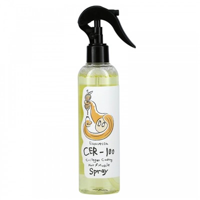Elizavecca CER-100 collagen coating hair a+ muscle spray  Спрей для волос с коллагеном 250мл