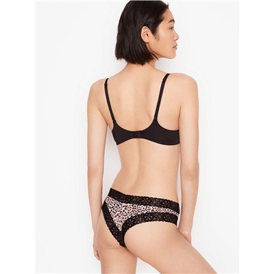 VICTORIA'S SECRET Stretch Cotton Lace-waist Cheeky Panty