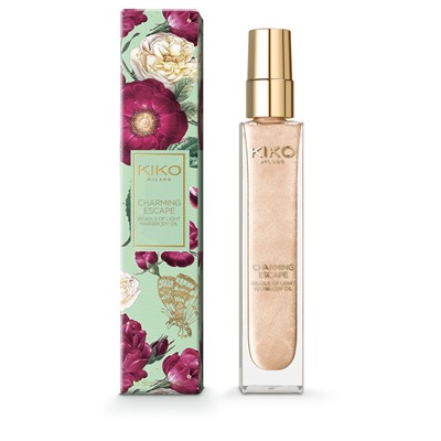 charming escape pearls of light hair&body oil