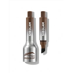 Brow-Fection Angled Brush & Dip-Taupe