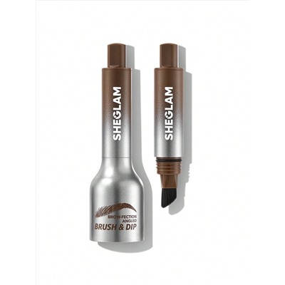 Brow-Fection Angled Brush & Dip-Taupe