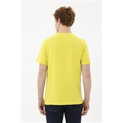 Erkek Fıstık Yeşili Basic Tişört