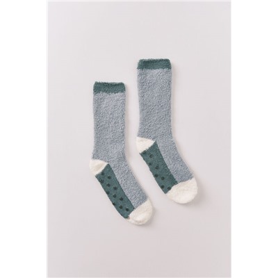 Calcetines largos azul