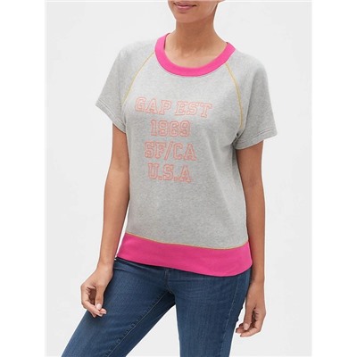 Gap Logo Short Sleeve Sweatshirt