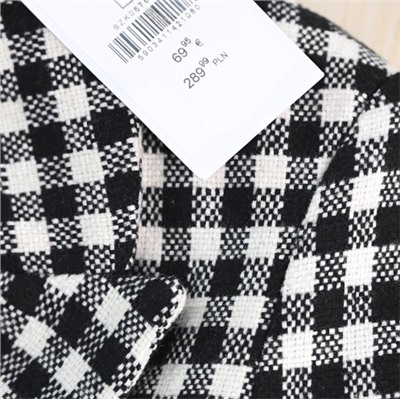 Тканый блейзер в контрастную клетку