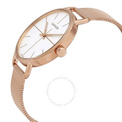 Calvin Klein  Even Quartz Silver Dial Ladies Watch