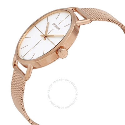 Calvin Klein  Even Quartz Silver Dial Ladies Watch